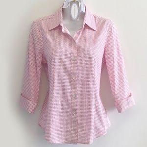 Talbots l Wrinkle Resistant Button Down